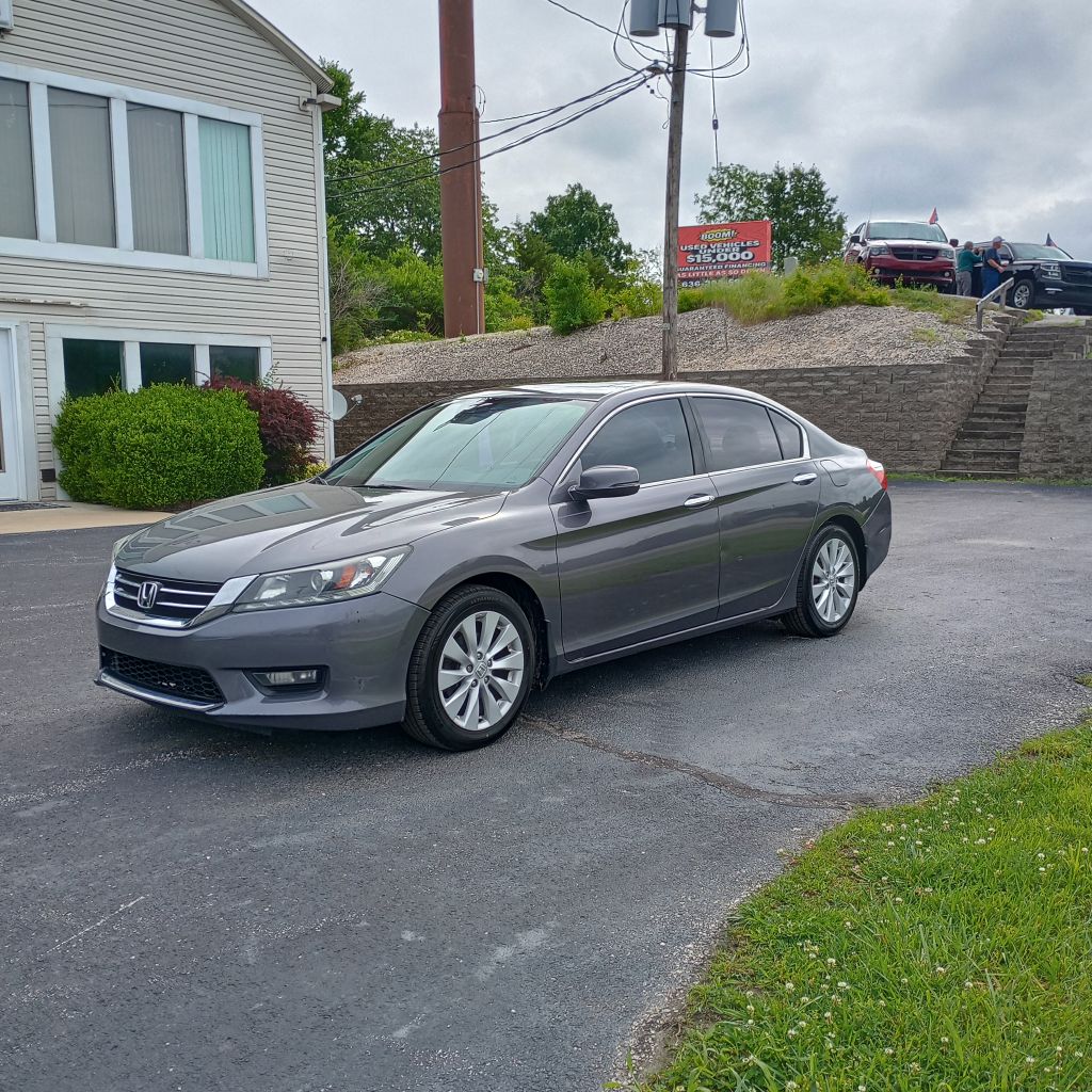 Gray 2015 Honda Accord EX-L V6 Sedan Front-Wheel Drive Automatic