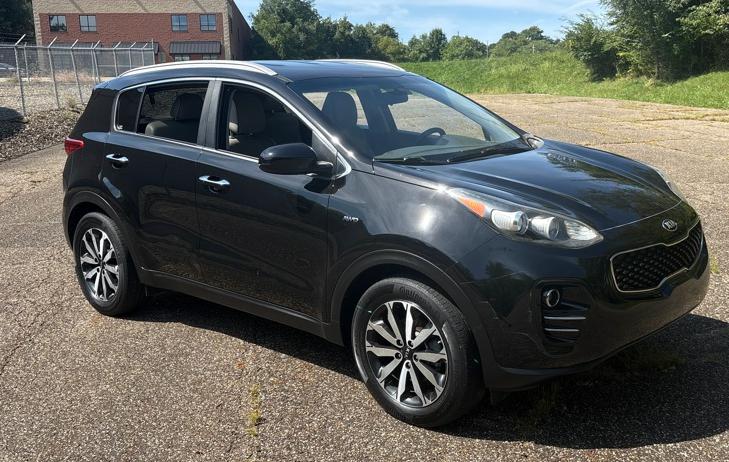 Black 2017 Kia Sportage SUV / Crossover All-Wheel Drive Automatic