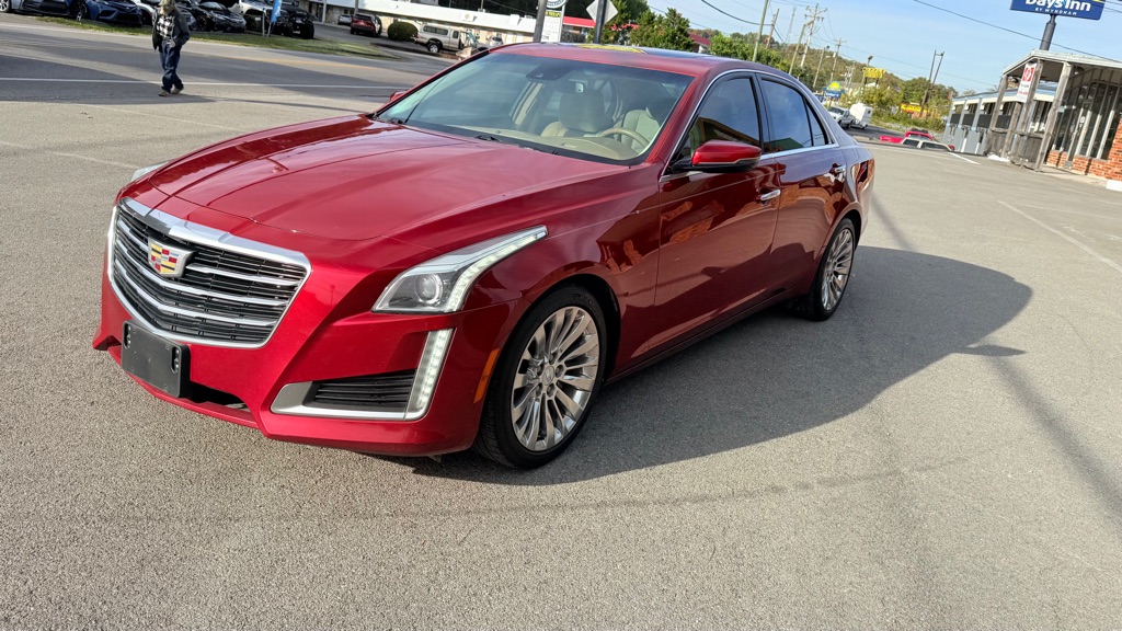 Red 2016 Cadillac CTS Sedan Rear-Wheel Drive Automatic