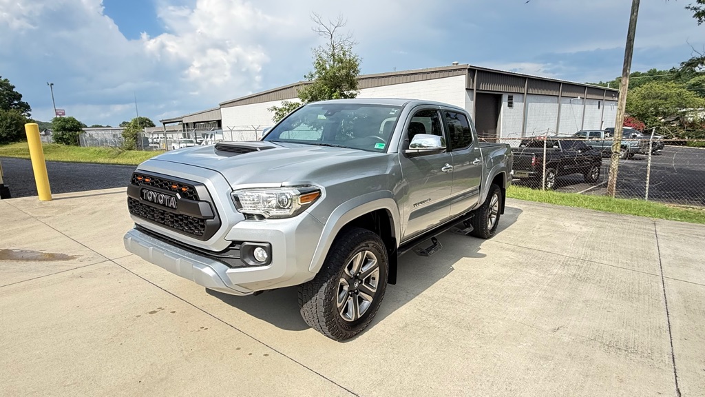 Silver 2018 Toyota Tacoma Pickup Truck Four-Wheel Drive Automatic