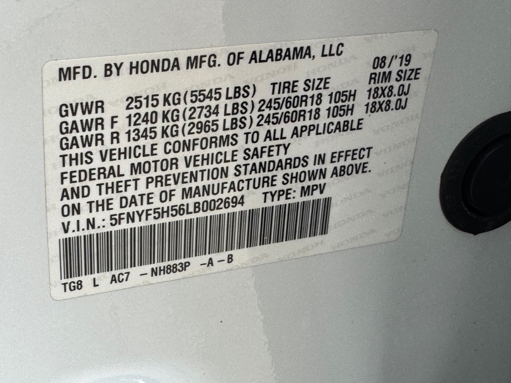 Photo 38 of this HONDA PILOT