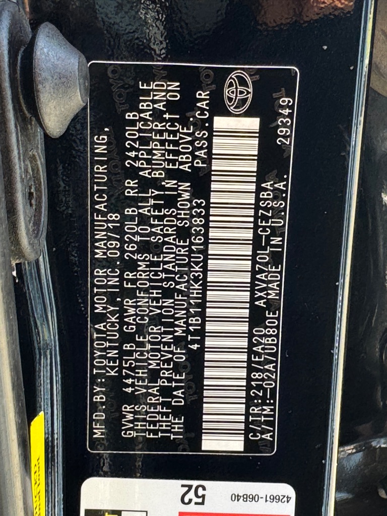 Photo 33 of this TOYOTA CAMRY