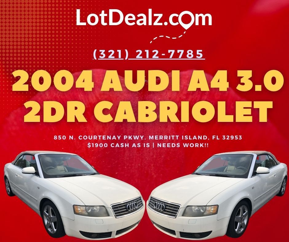 AUDI A4 2004 AUDI A4 WAUAT48H44K022197
