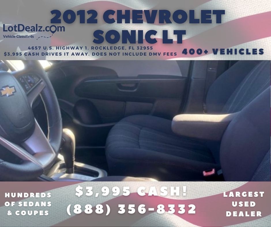 CHEVROLET SONIC 2012 CHEVROLET SONIC 1G1JC5SH3C4203112