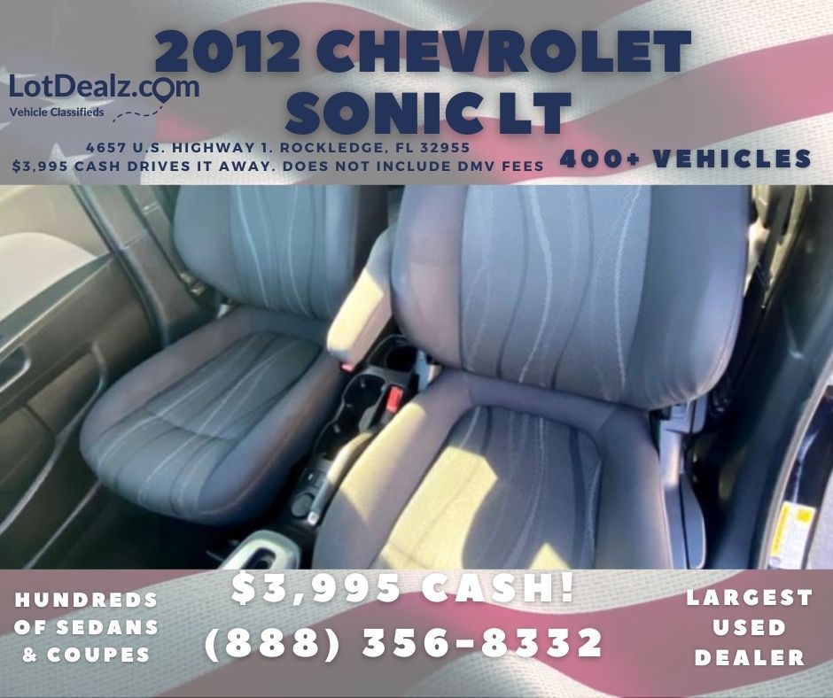 CHEVROLET SONIC 2012 CHEVROLET SONIC 1G1JC5SH3C4203112
