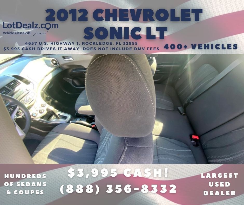 CHEVROLET SONIC 2012 CHEVROLET SONIC 1G1JC5SH3C4203112