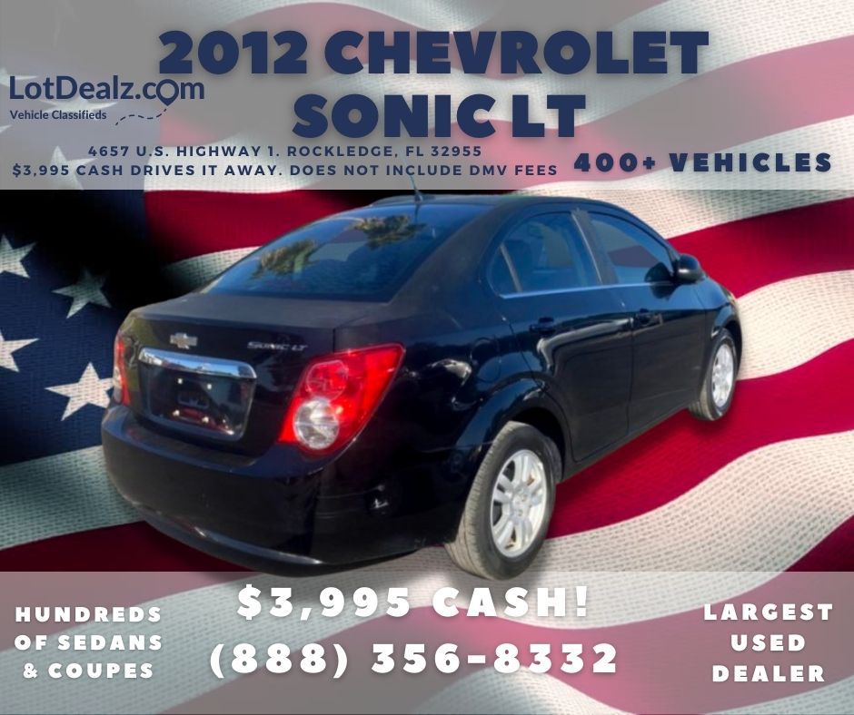 CHEVROLET SONIC 2012 CHEVROLET SONIC 1G1JC5SH3C4203112