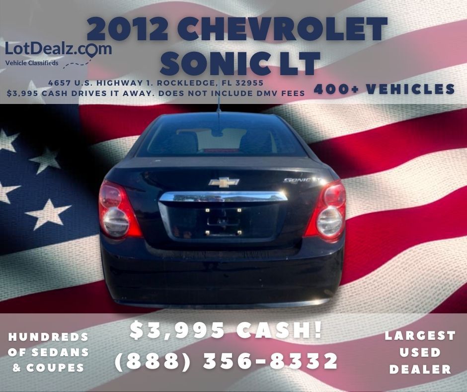 CHEVROLET SONIC 2012 CHEVROLET SONIC 1G1JC5SH3C4203112