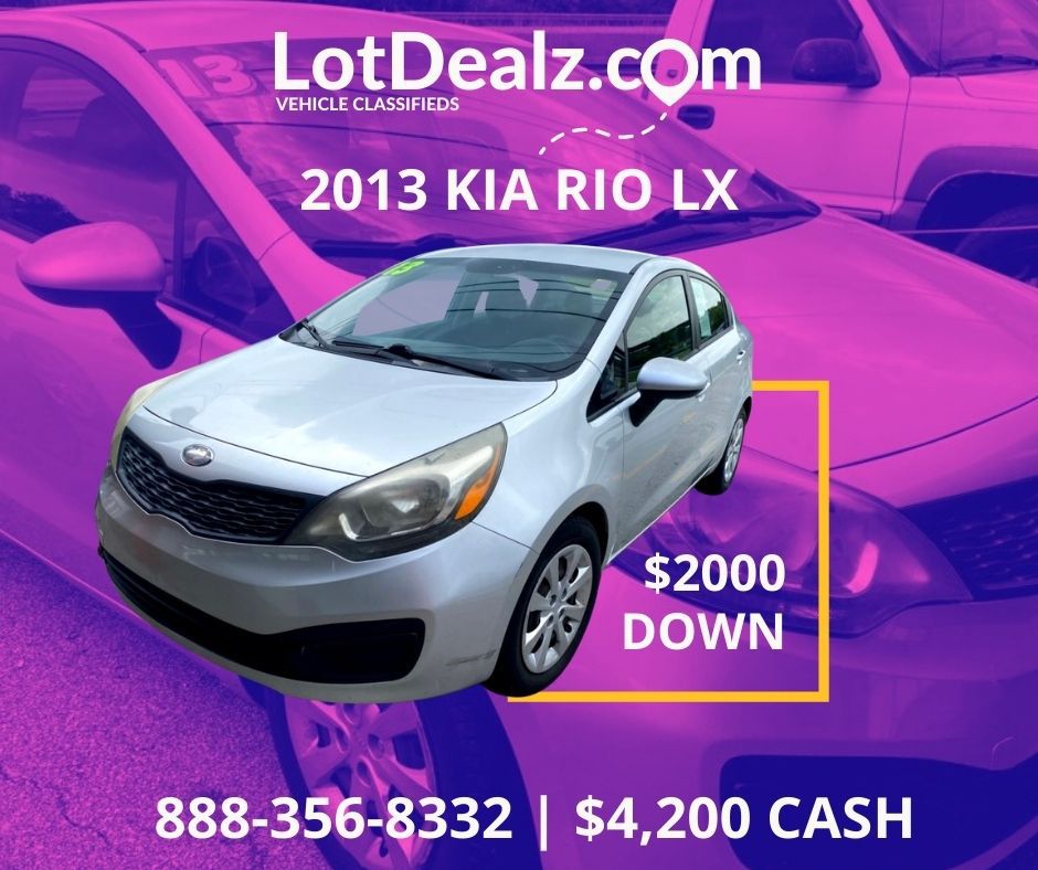 KIA RIO 2013 KIA RIO KNADM4A31D6190123