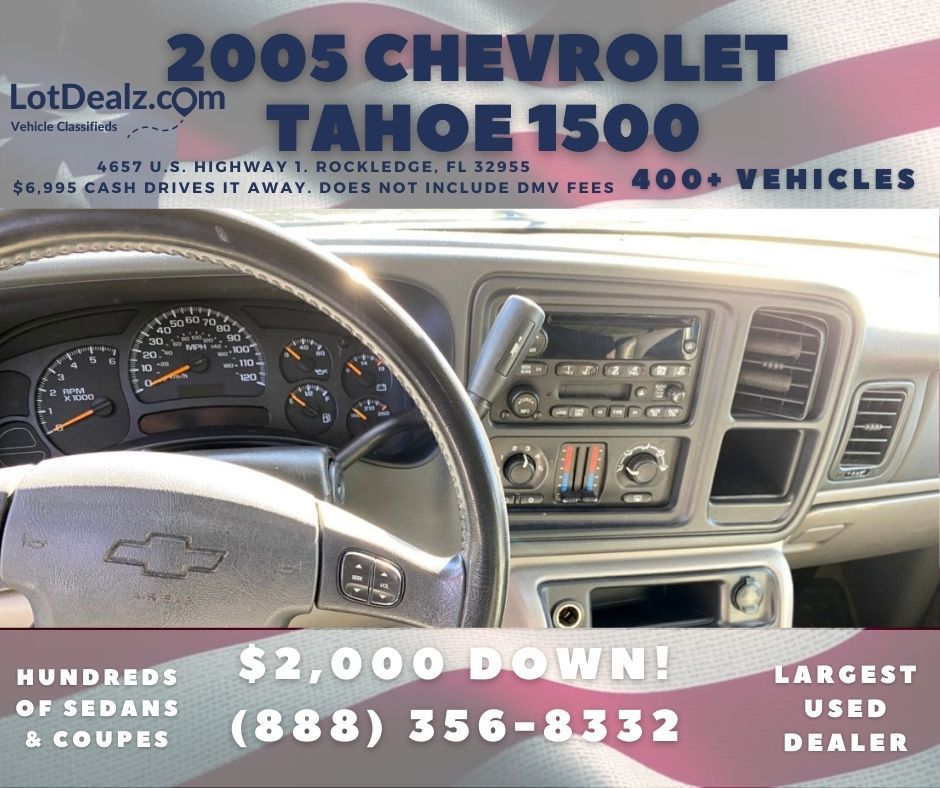 CHEVROLET TAHOE 2005 CHEVROLET TAHOE 1GNEC13TX5R177044