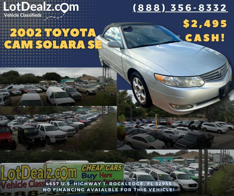 2002 TOYOTA CAMRY SOLARA