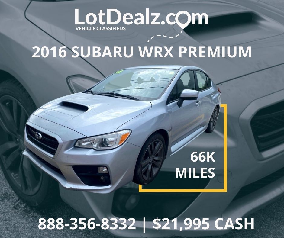 2016 SUBARU WRX