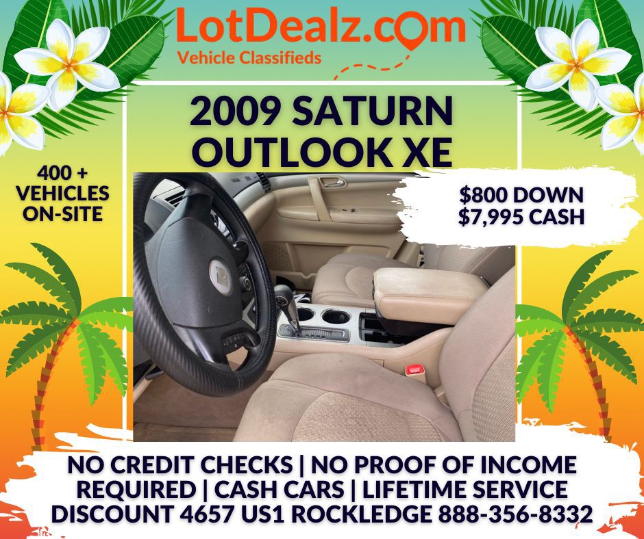 SATURN OUTLOOK 2009 SATURN OUTLOOK 5GZEV13D79J132254