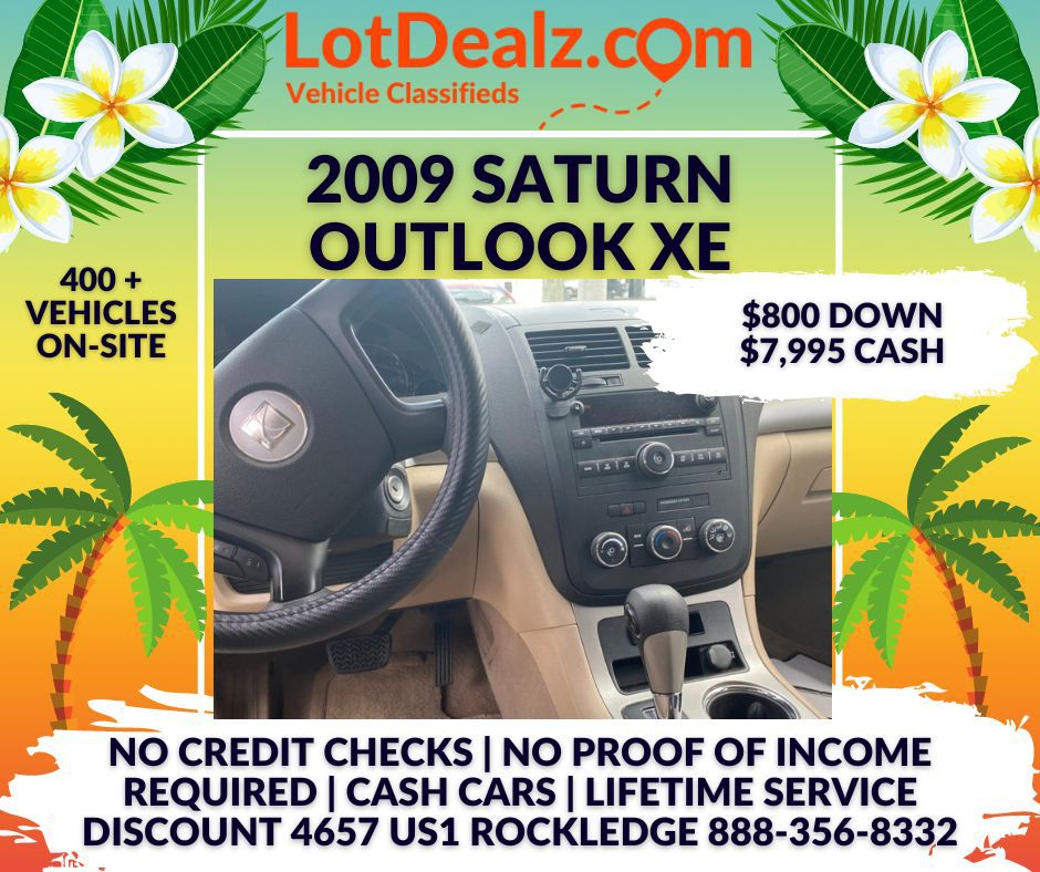 SATURN OUTLOOK 2009 SATURN OUTLOOK 5GZEV13D79J132254