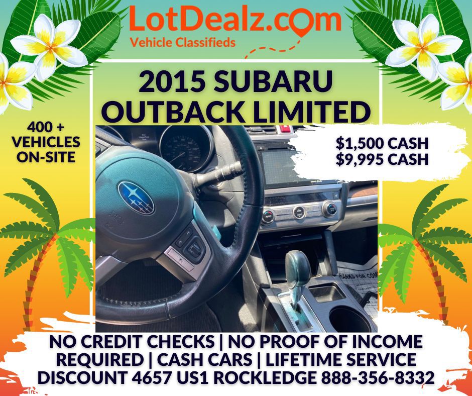 SUBARU OUTBACK 2015 SUBARU OUTBACK 4S4BSBNC5F3284598