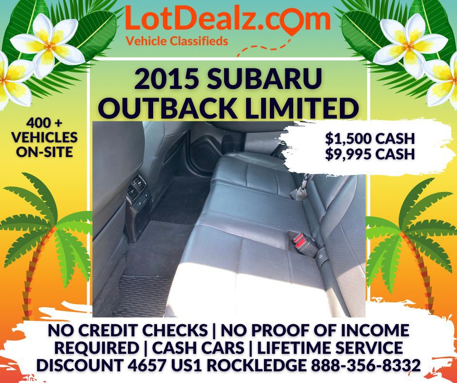 SUBARU OUTBACK 2015 SUBARU OUTBACK 4S4BSBNC5F3284598