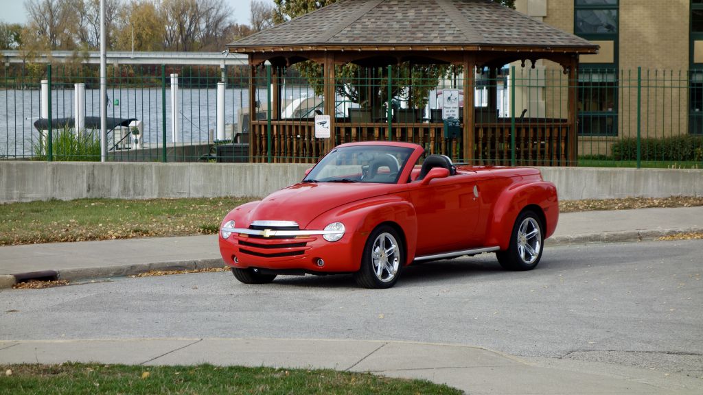 Red 2004 Chevrolet SSR Convertible Rear-Wheel Drive Automatic