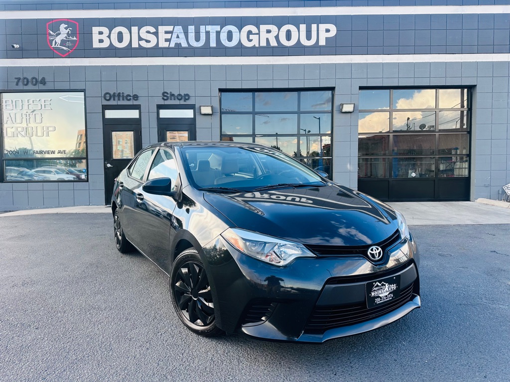 Black 2014 Toyota Corolla Sedan Front-Wheel Drive Automatic