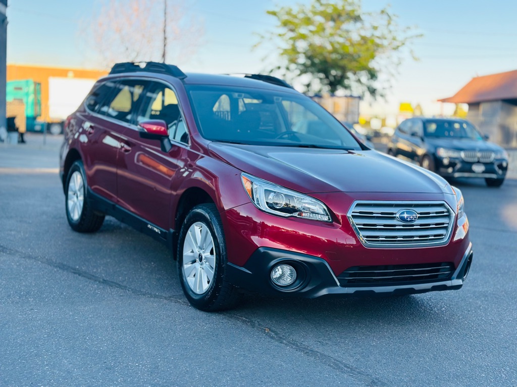 Red 2017 Subaru Outback Wagon All-Wheel Drive Continuously Variable Transmission
