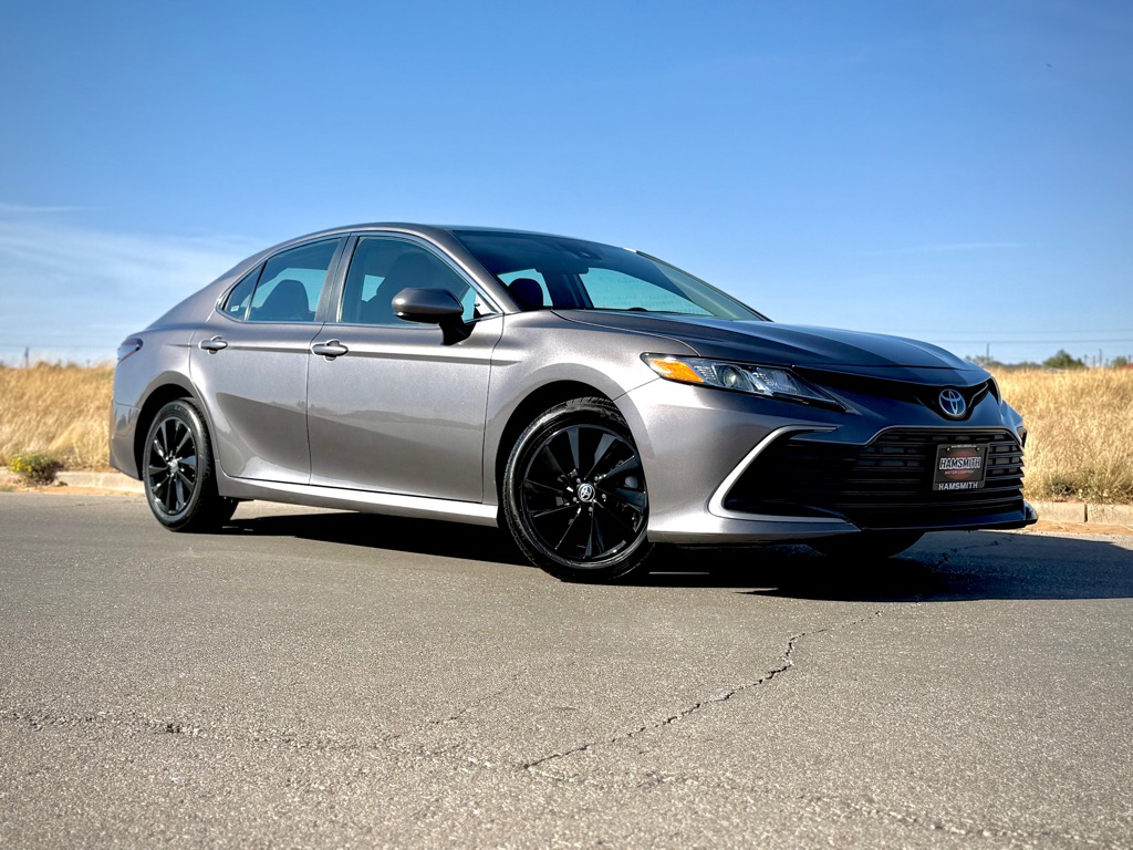 Gray 2024 Toyota Camry LE FWD Sedan Front-Wheel Drive Automatic