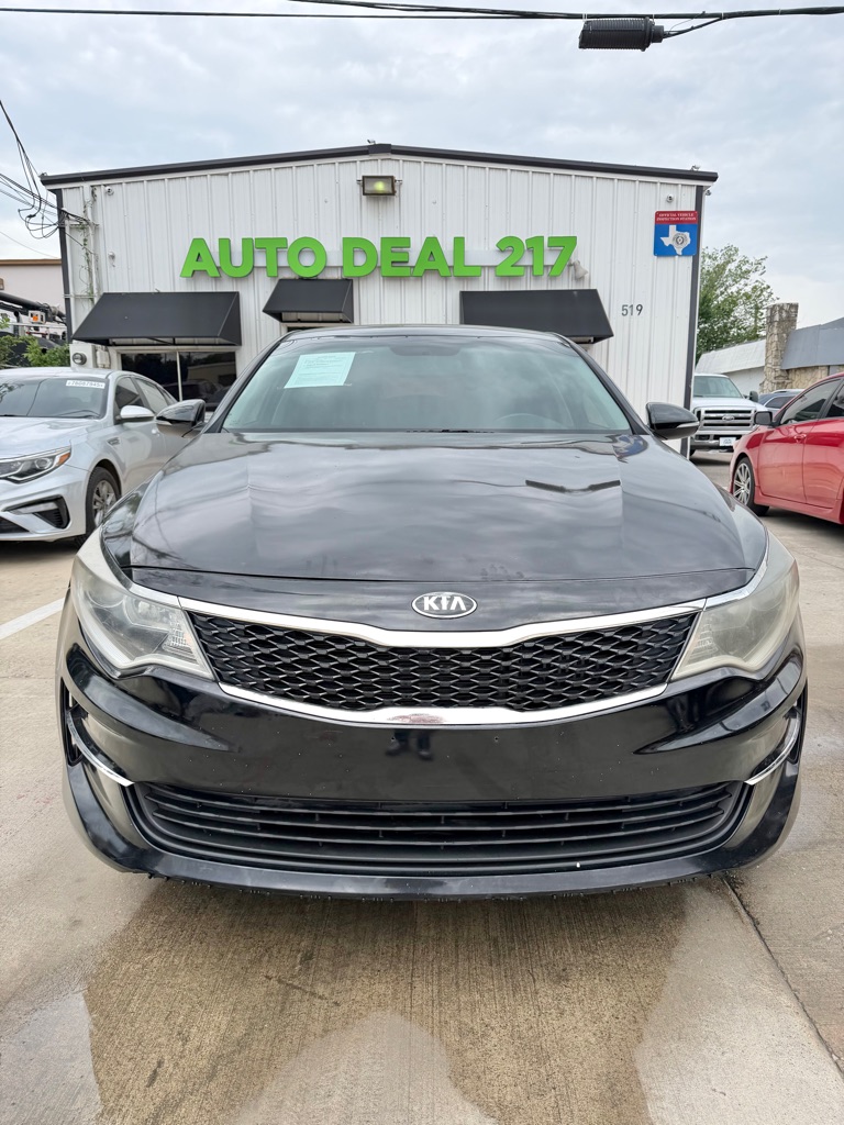 Black 2017 Kia Optima LX Turbo Sedan Front-Wheel Drive Automatic