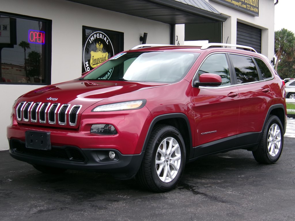 Red 2017 Jeep Cherokee SUV / Crossover Four-Wheel Drive Automatic