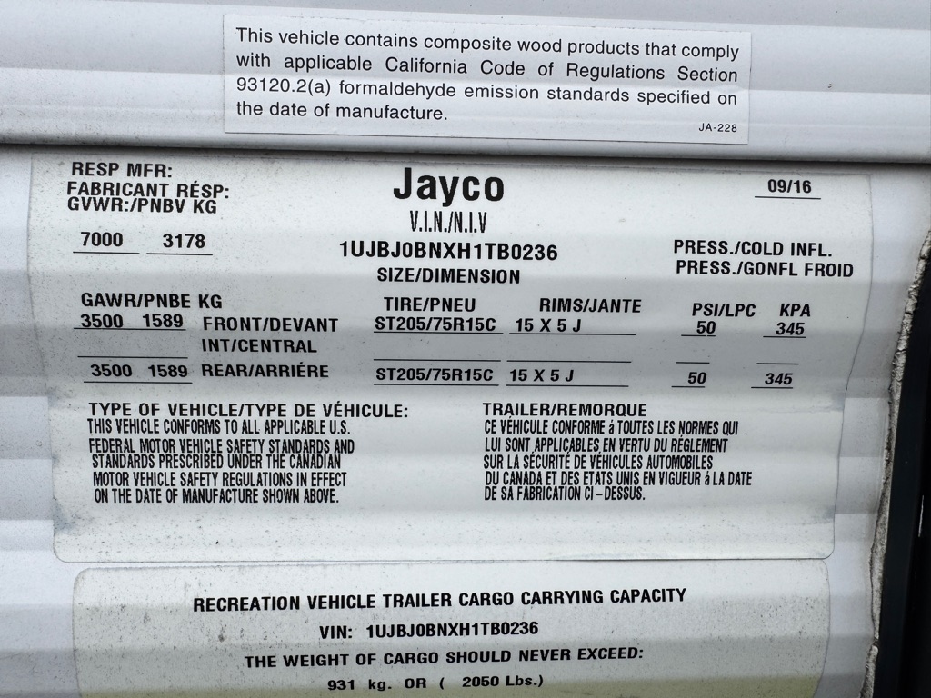 Photo 7 of this JAYCO 26BH