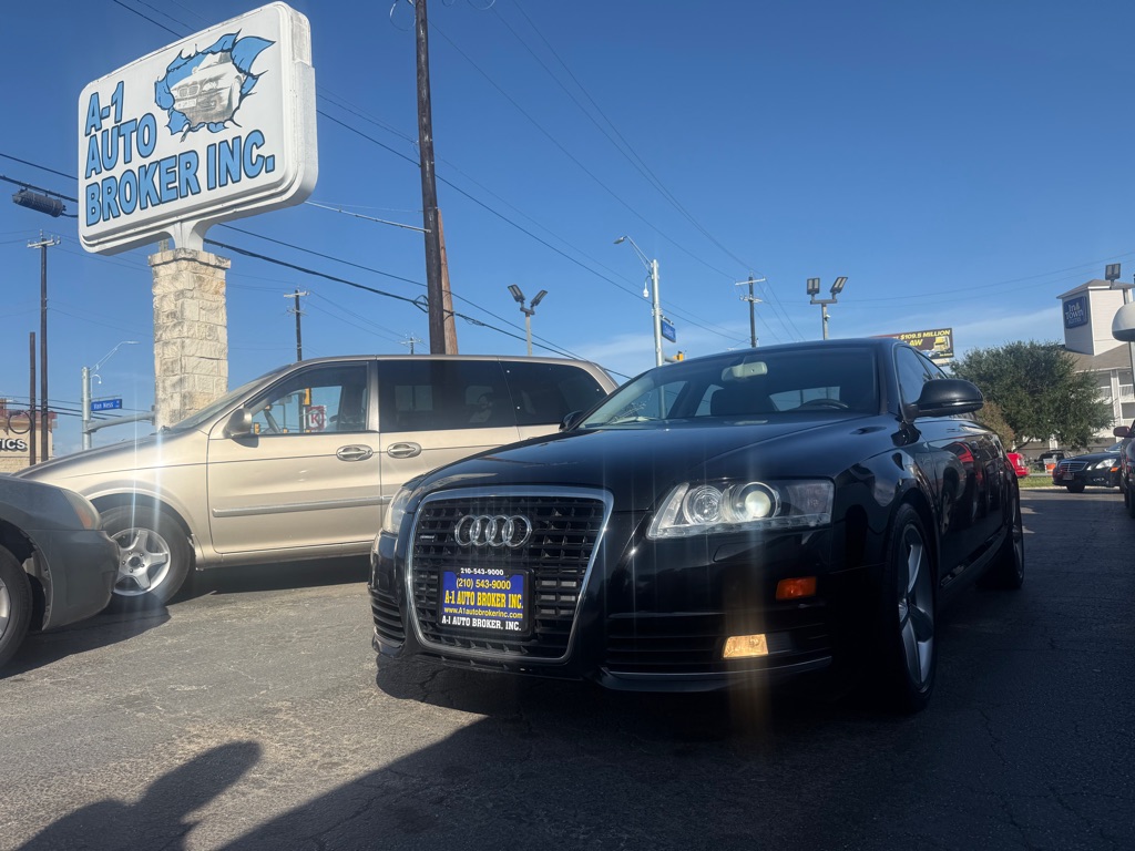 Black 2010 Audi A6 Sedan All-Wheel Drive Automatic