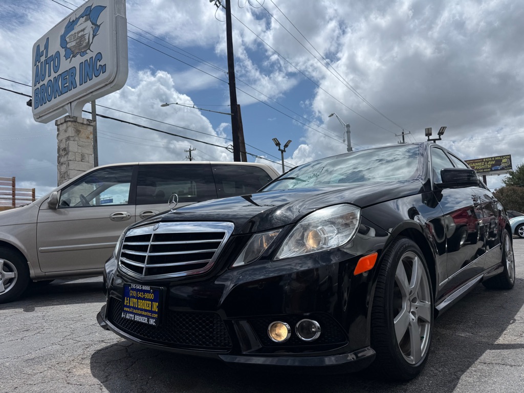 Black 2010 Mercedes-Benz E-Class Sedan Automatic