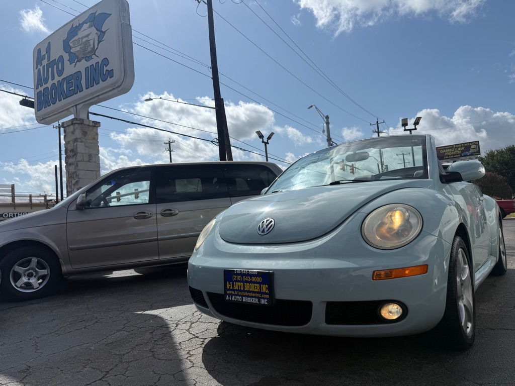 Blue 2006 Volkswagen Beetle Convertible Front-Wheel Drive Automatic