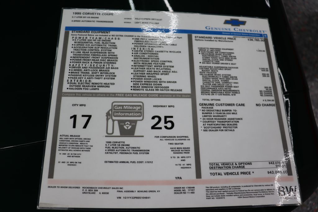 Photo 17 of this CHEVROLET CORVETTE