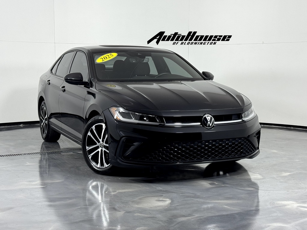 Black 2026 Volkswagen Jetta Sedan Front-Wheel Drive Automatic