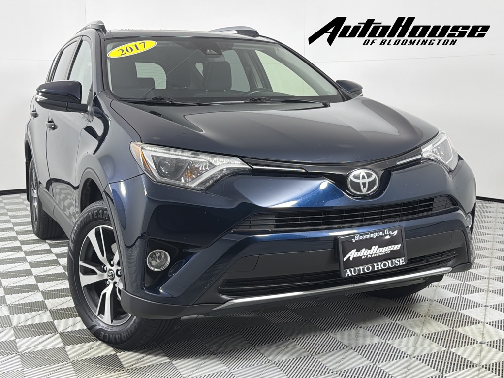 Blue 2017 Toyota RAV4 XLE SUV / Crossover Front-Wheel Drive Automatic
