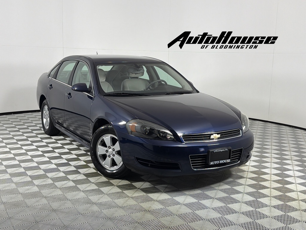 Blue 2009 Chevrolet Impala Sedan Front-Wheel Drive Automatic