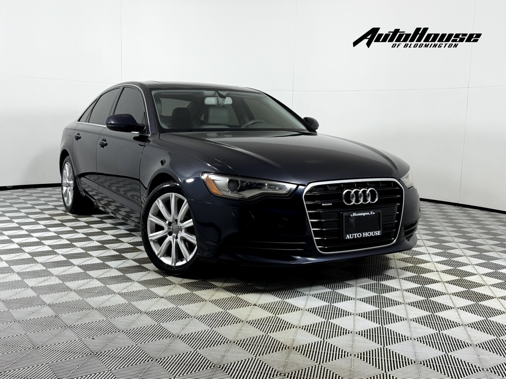 Blue 2013 Audi A6 Sedan All-Wheel Drive Automatic