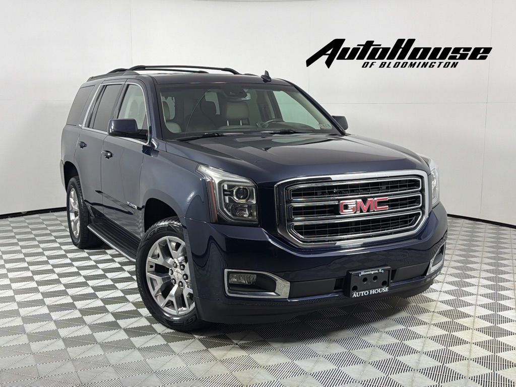 Blue 2018 GMC Yukon SLT 4WD SUV / Crossover Four-Wheel Drive Automatic