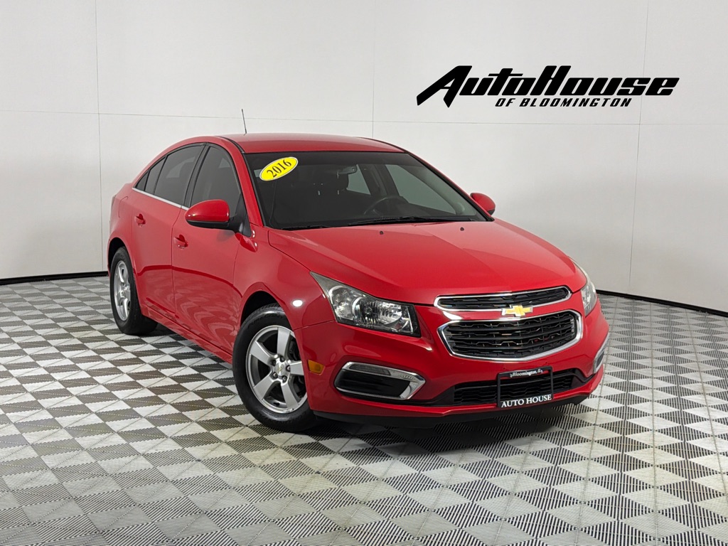 Red 2016 Chevrolet Cruze Sedan Front-Wheel Drive Automatic