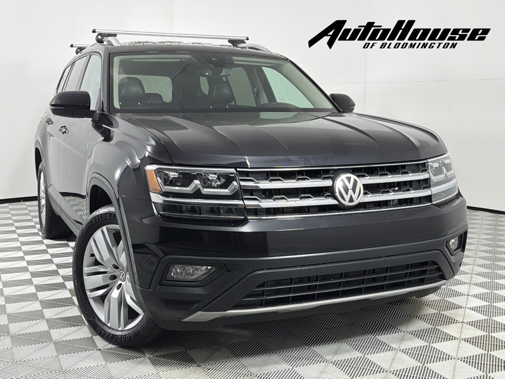 Black 2019 Volkswagen Atlas SE FWD with Technology SUV / Crossover Front-Wheel Drive Automatic
