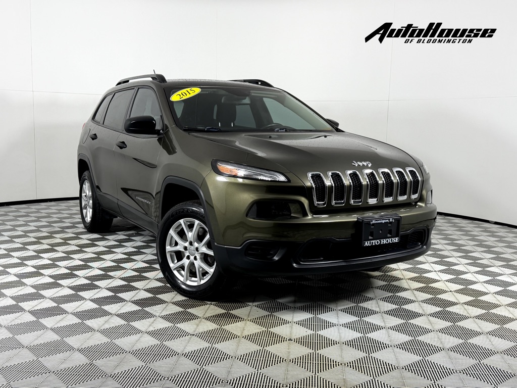 Green 2015 Jeep Cherokee SUV / Crossover Front-Wheel Drive Automatic