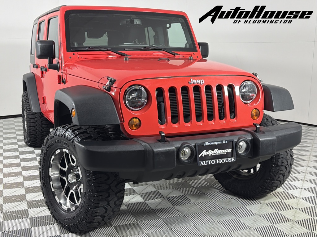 Red 2013 Jeep Wrangler Unlimited Sport 4WD SUV / Crossover Four-Wheel Drive Automatic