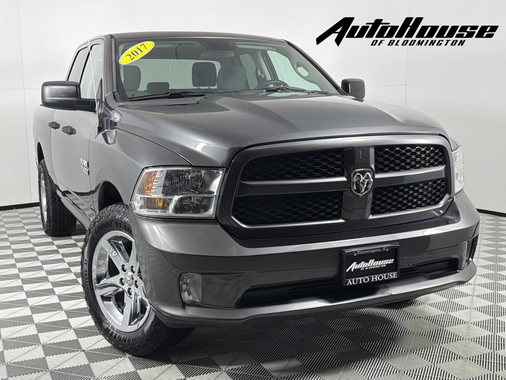 Gray 2017 RAM 1500 ST Quad Cab 4WD Pickup Truck Automatic