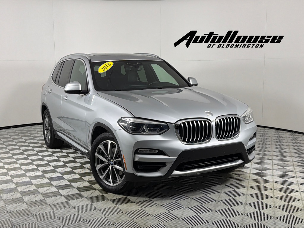 Silver 2018 BMW X3 xDrive30i AWD SUV / Crossover All-Wheel Drive Automatic