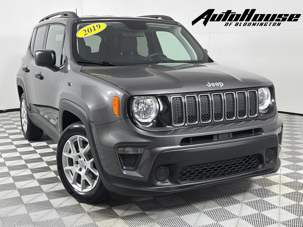 Gray 2019 Jeep Renegade Sport FWD SUV / Crossover Front-Wheel Drive Automatic