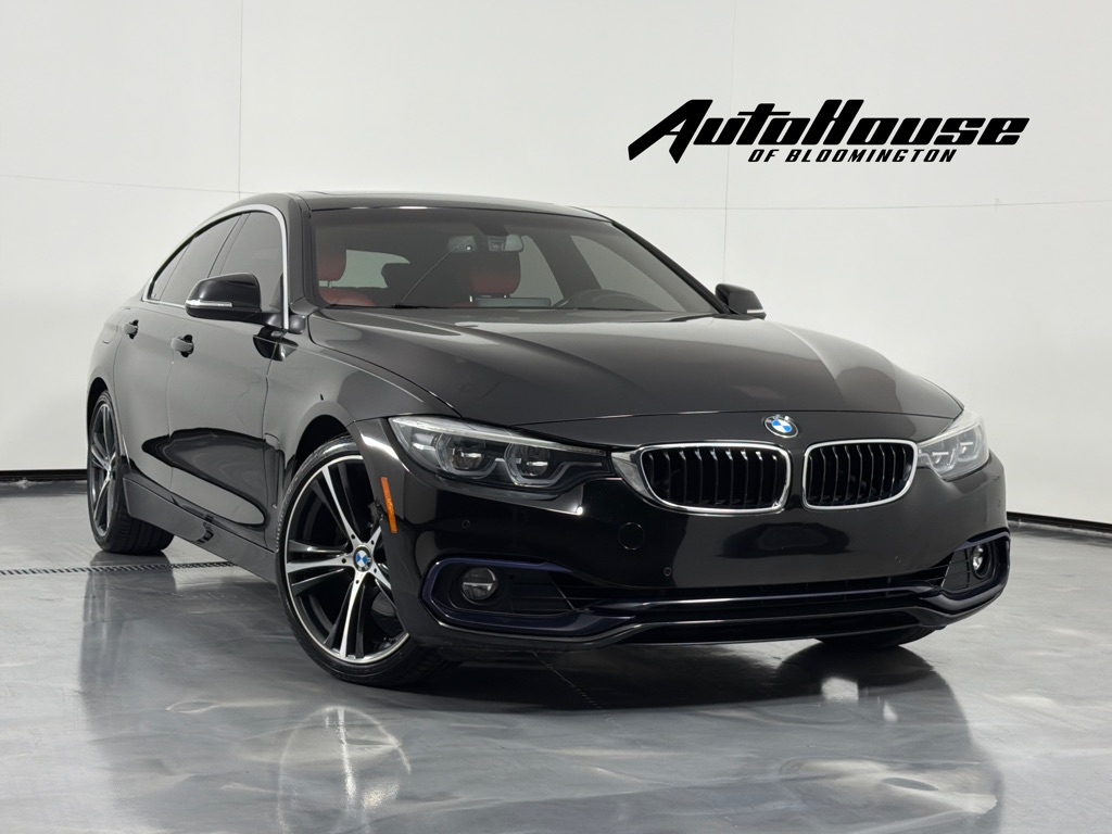 Black 2019 BMW 4 Series Sedan Rear-Wheel Drive Automatic