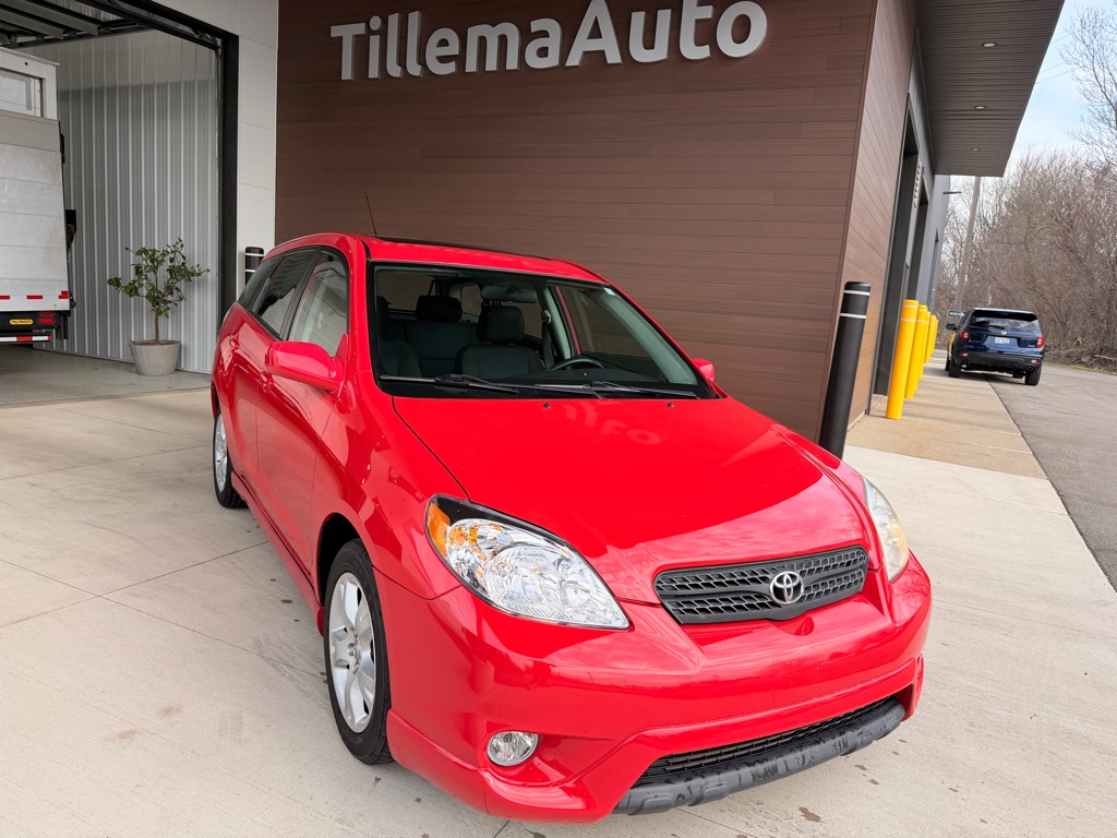 Red 2008 Toyota Matrix XR Hatchback Front-Wheel Drive Automatic