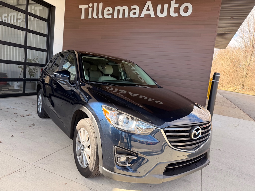 Blue 2016 Mazda CX-5 Touring AWD SUV / Crossover All-Wheel Drive Automatic