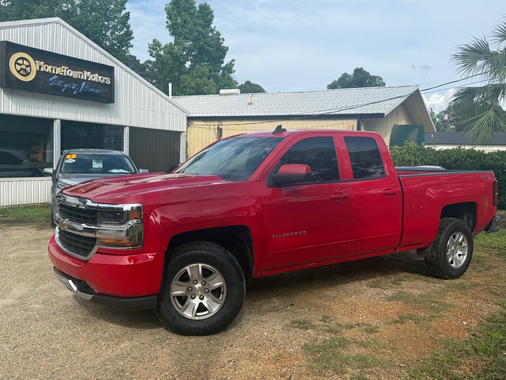 Red 2015 Chevrolet Silverado 1500 Pickup Truck Four-Wheel Drive Automatic