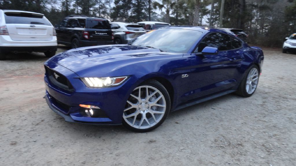 BLUE LIGHTNING METALLIC 2016 Ford Mustang GT Coupe RWD Coupe Rear-Wheel Drive 6-Speed Manual