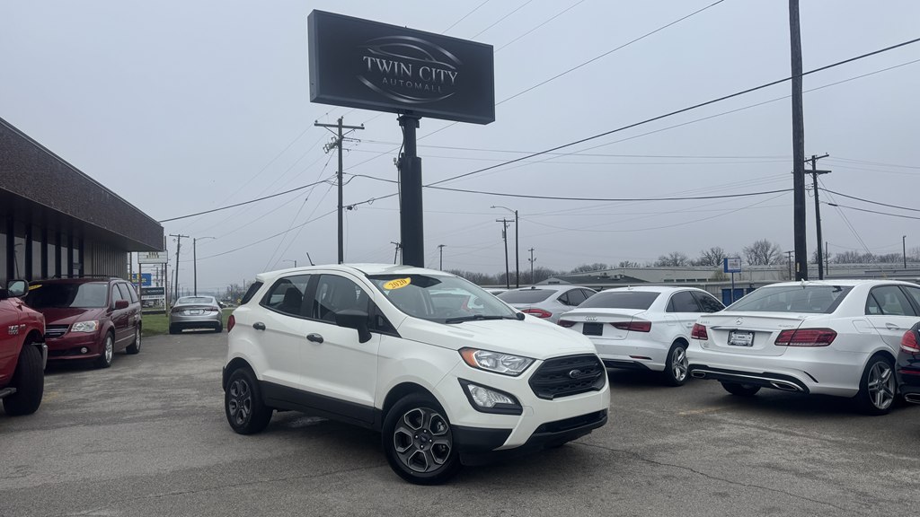White 2020 Ford EcoSport S FWD SUV / Crossover Front-Wheel Drive Automatic