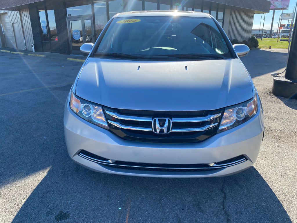 2014 HONDA ODYSSEY in BLOOMINGTON IL at TWIN CITY AUTO MALL INC, SILVER